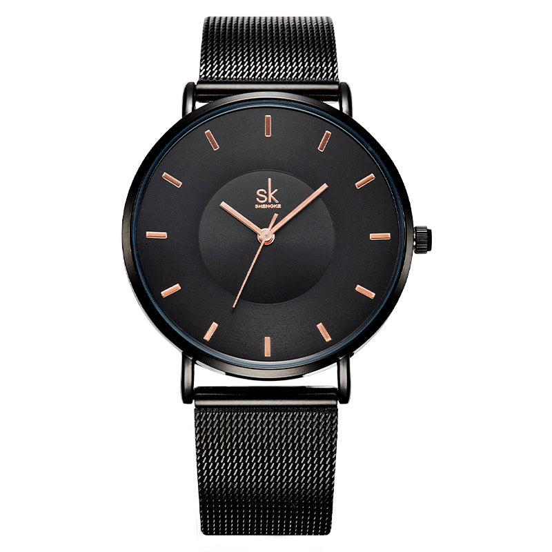 Women's Fashion Quartz Watch With Mesh