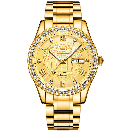 88 Men's Automatic Watch With Diamonds