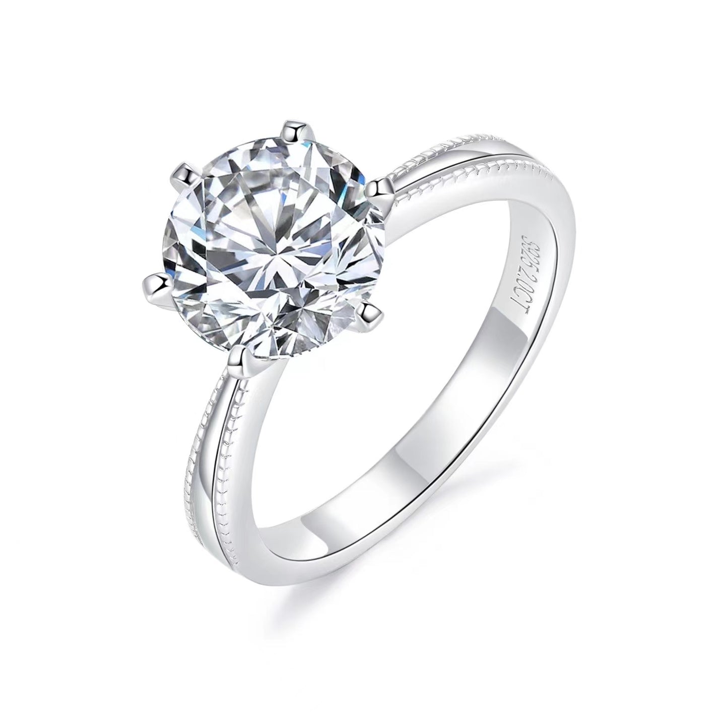 524 Women's Moissanite Diamond S925 Ring