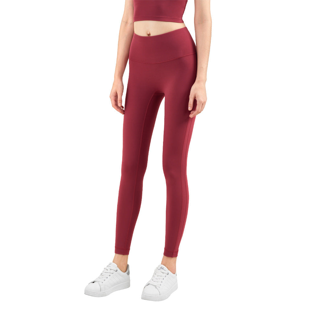 Pink Side Striped Yoga Leggings