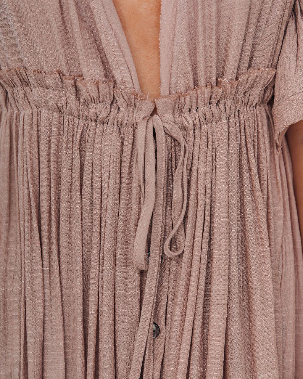 V Neck Maxi Dress