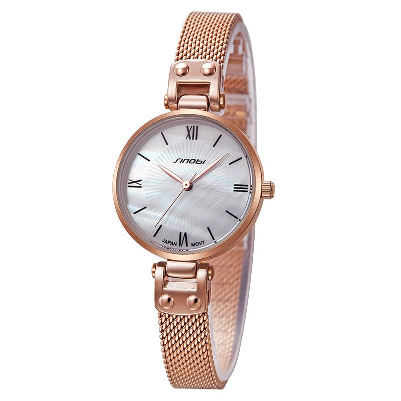 Women's Fashion Quartz Watch WIth Shell