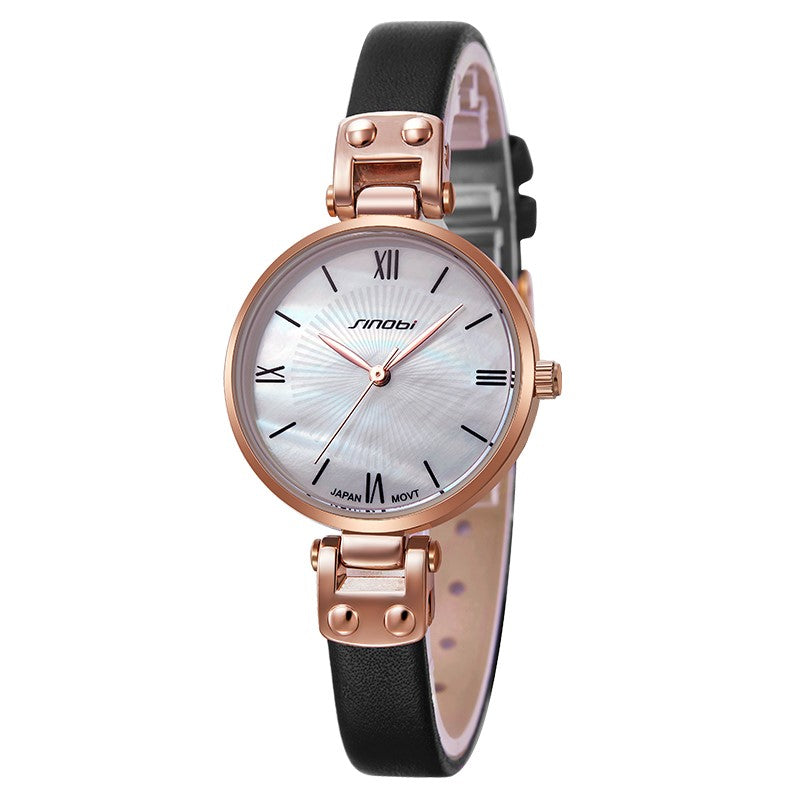 Women's Fashion Quartz Watch WIth Shell