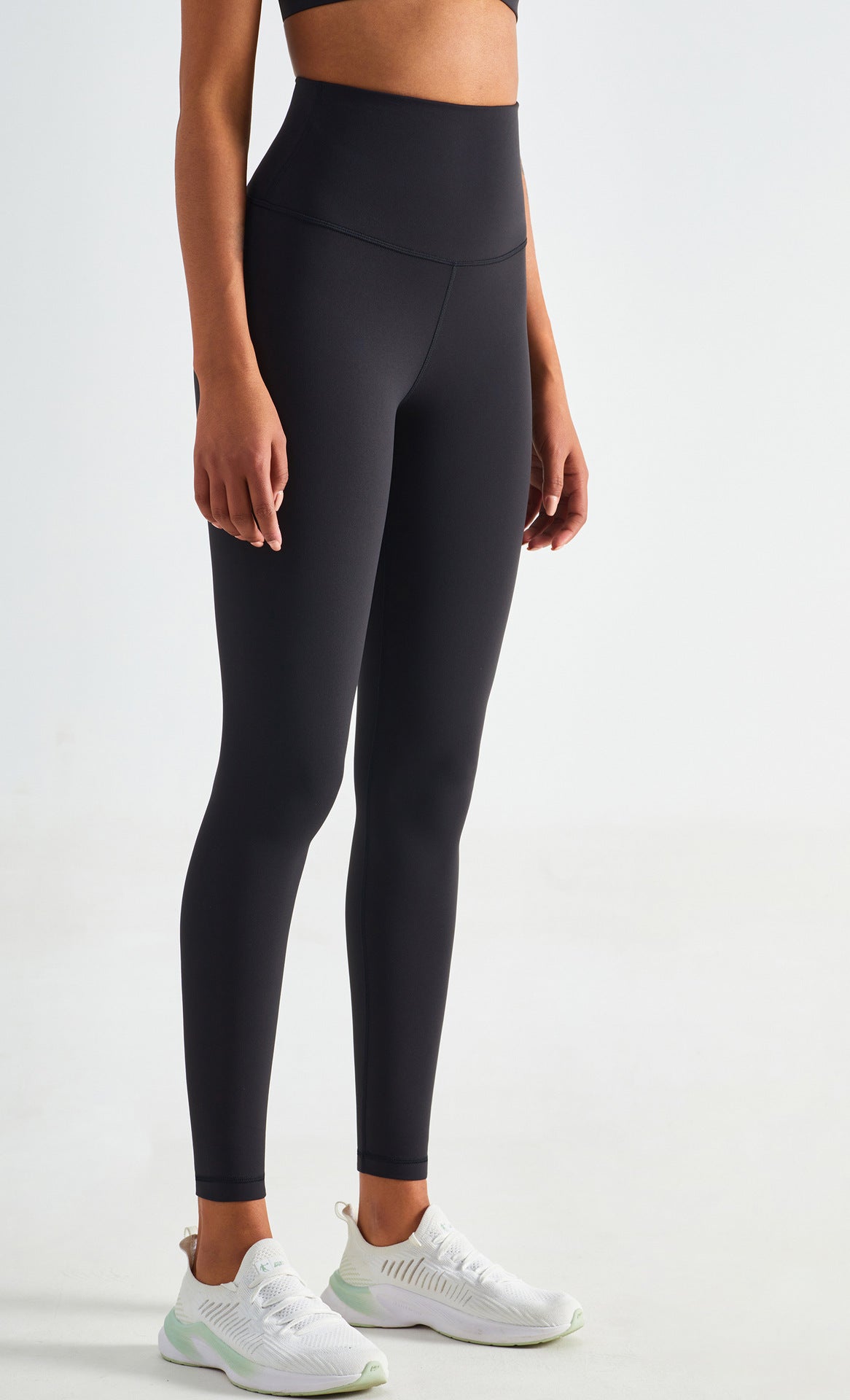 Black Lycra Full Length Leggings