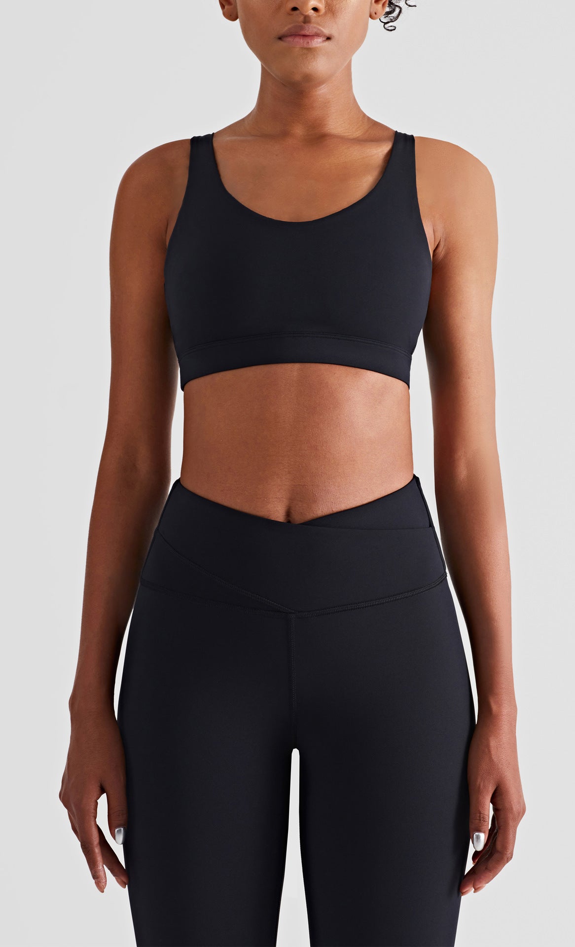 Mid Support Cross Strappy Sports Bra