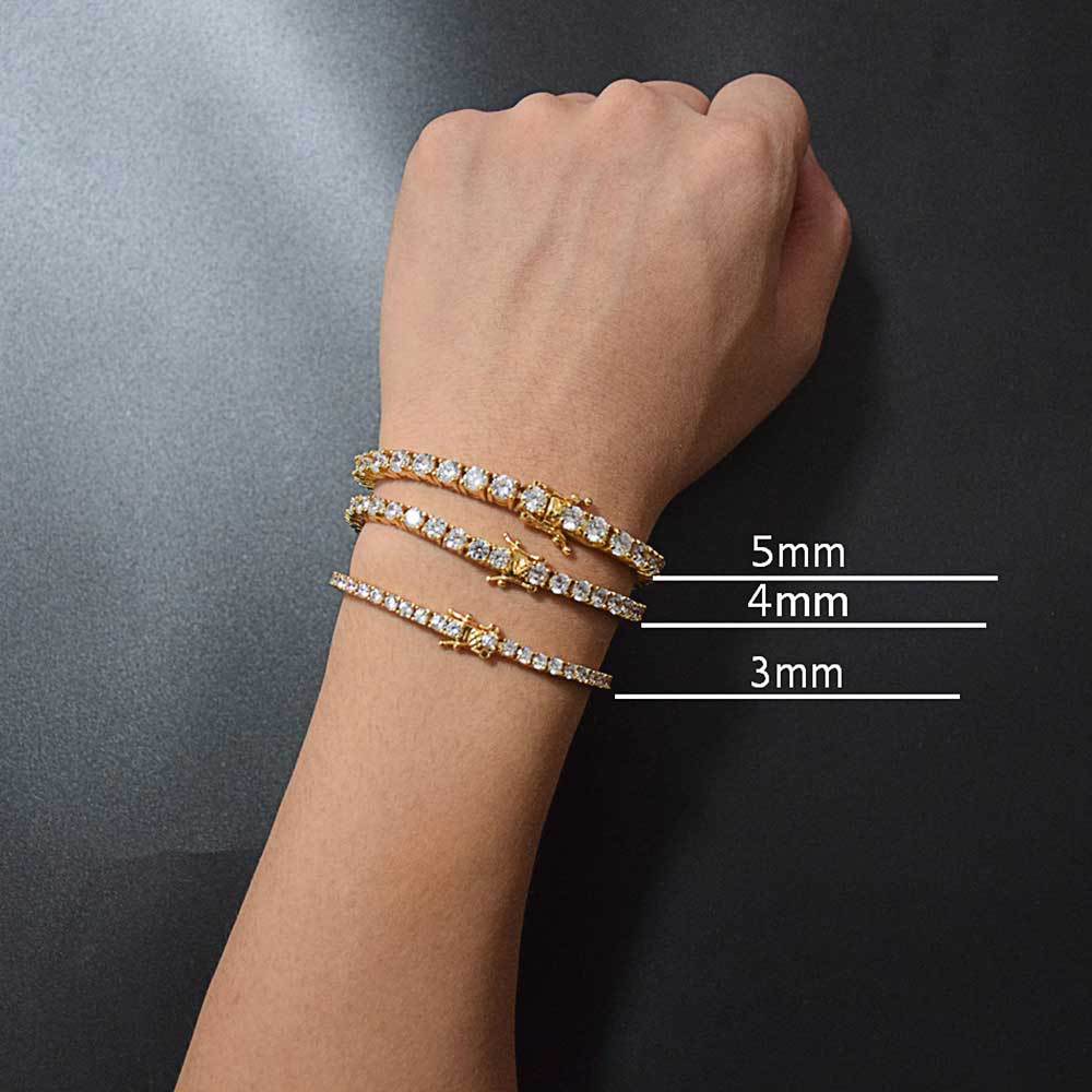 805 Unisex Fashion Bracelet With Zircon Stones