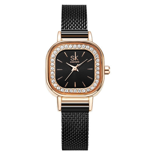 Women's Square Diamonds Quartz Watch