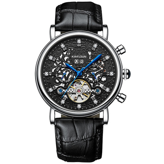 330 Men's Automatic Watch With Leather Band