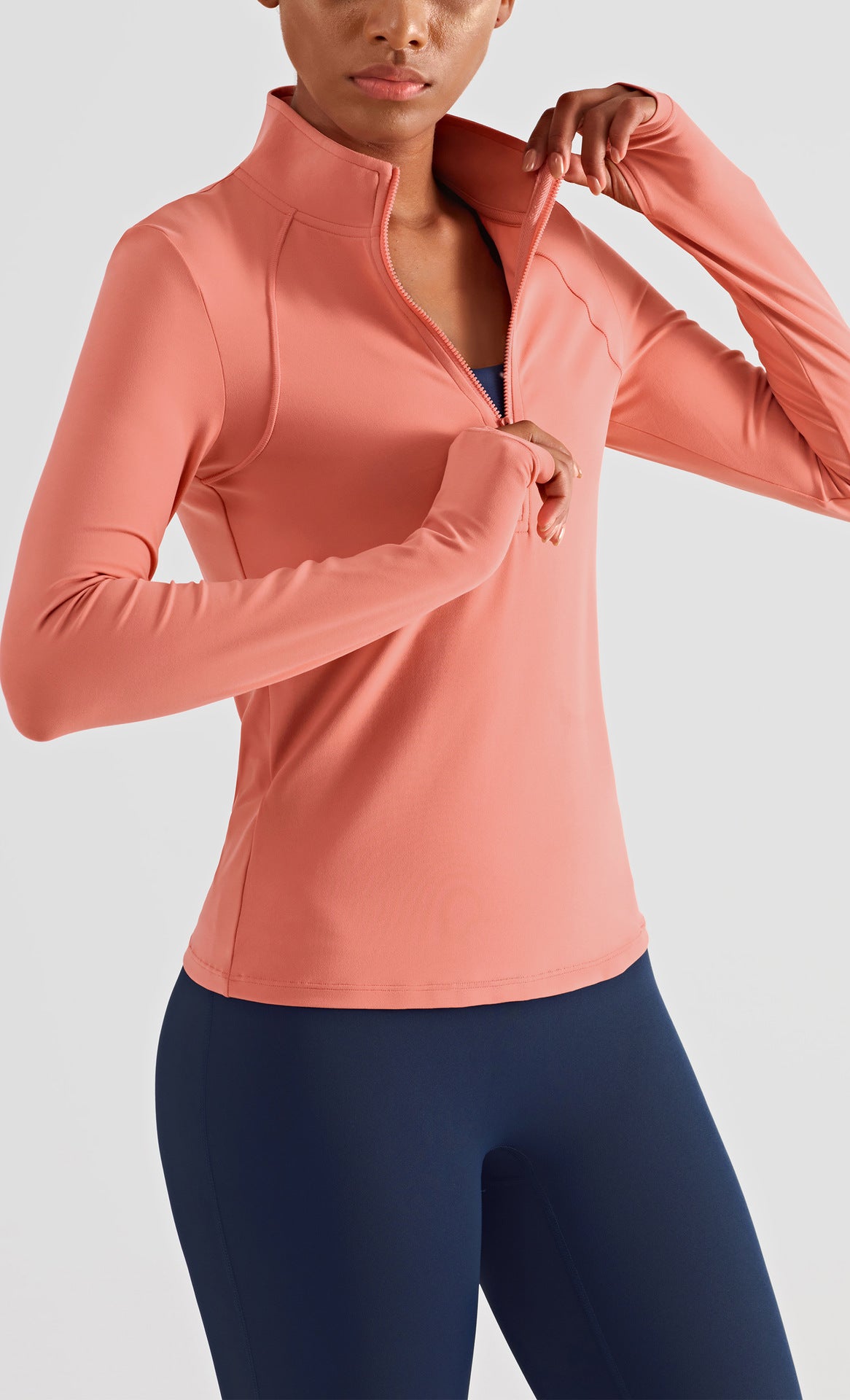 Zipper Front Pullover