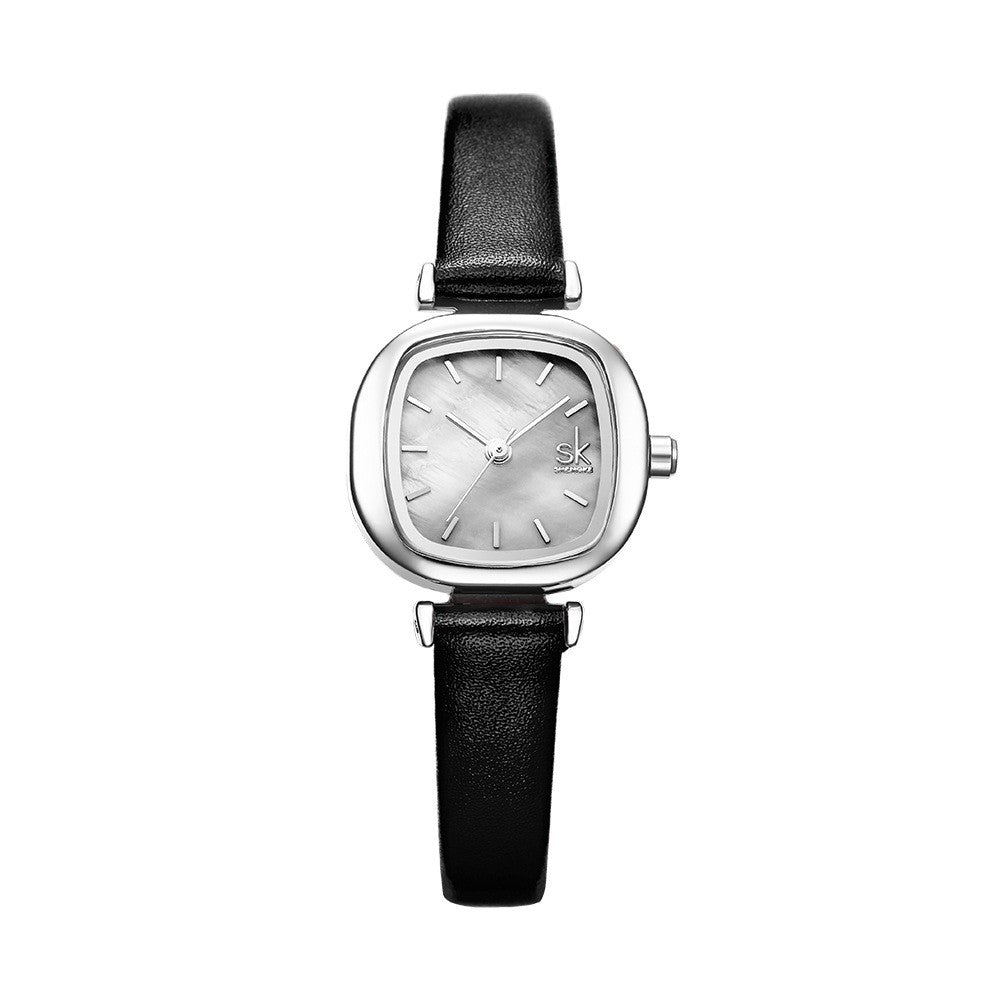 Women's Fashion Mini Quartz Watch With Leather Strap