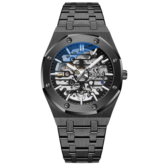 4 Men's Fashion Stainless Steel Automatic Watch