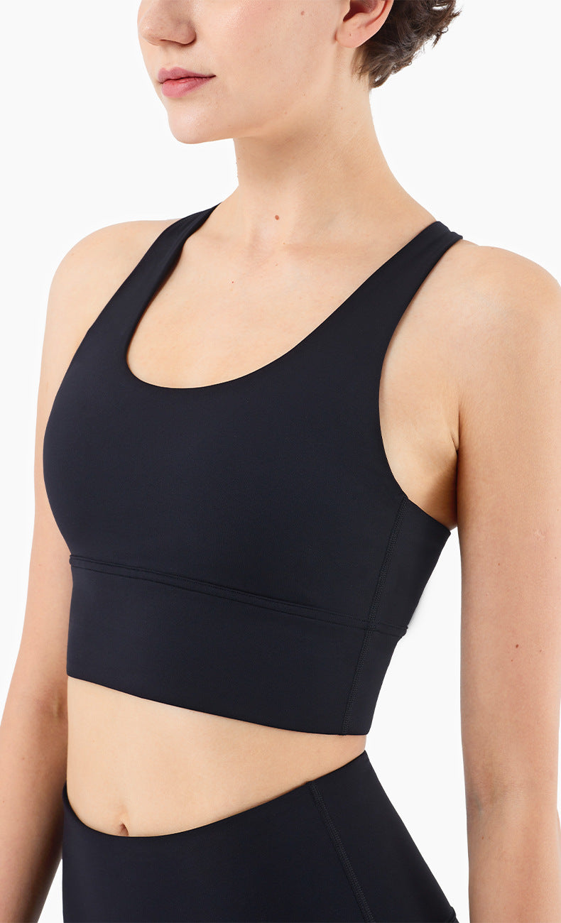 LS Strappy Sports Bra