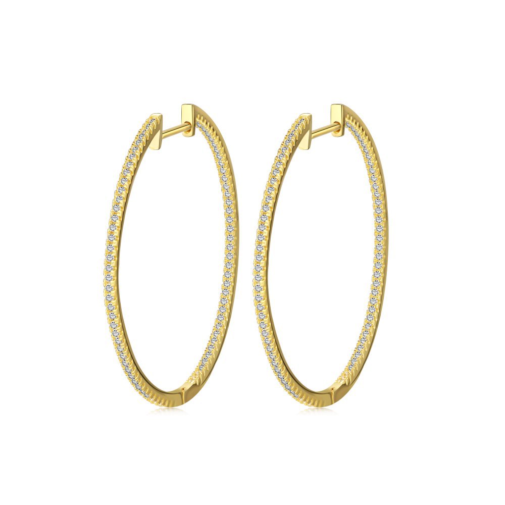 800 Women's Fashion Sterling Silver Hoops