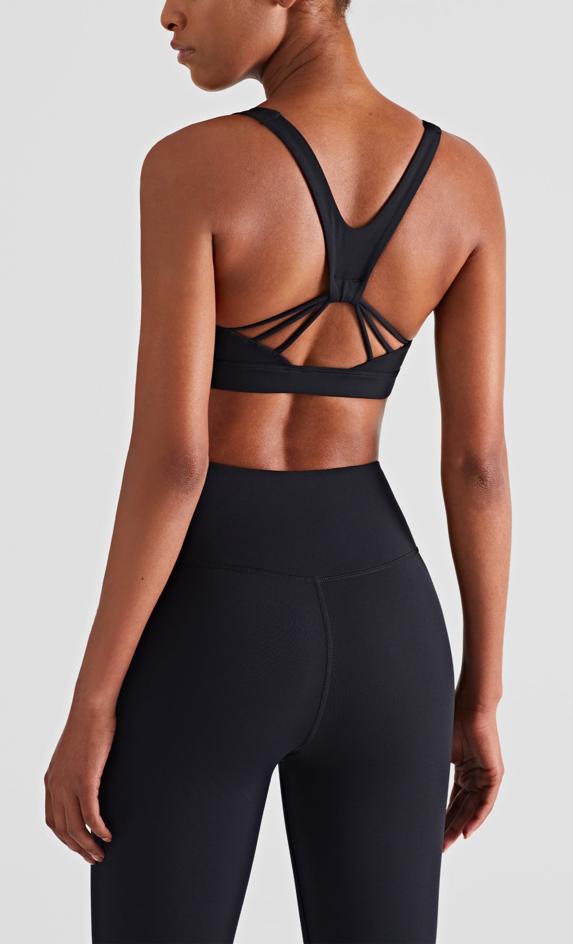 Mid Support Cross Strappy Sports Bra