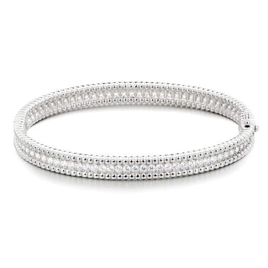 808 Women's Fashion Sterling Silver Bangle